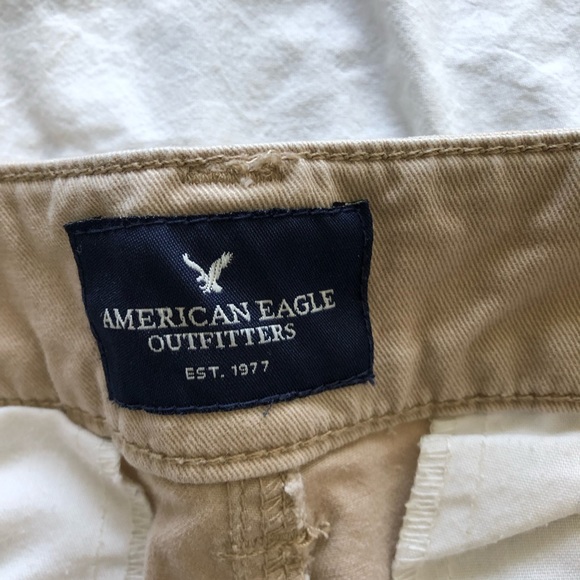 American Eagle Flare Khakis - Picture 2 of 4